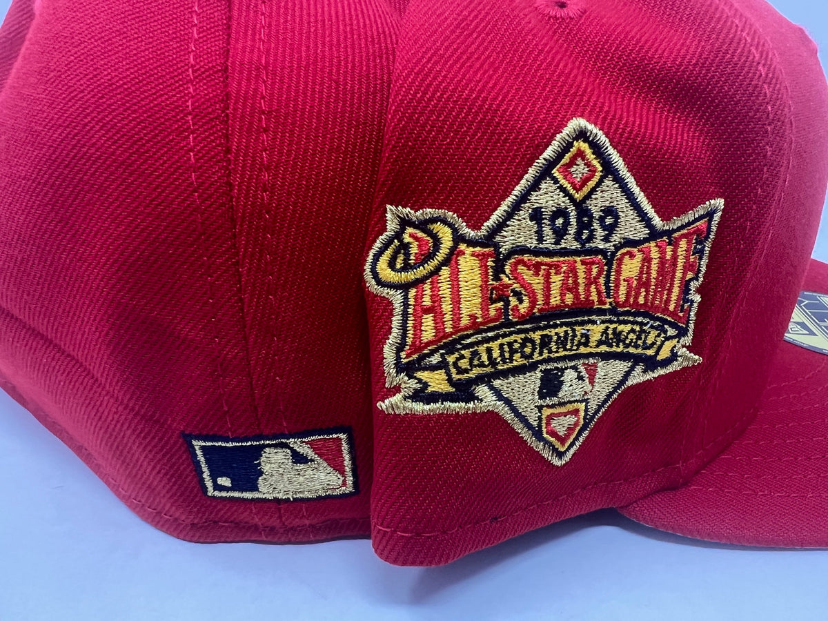 Red California Angels 1989 All Star Game Red New Era Fitted Hat