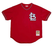 MITCHELL AND NESS ST. LOUIS CARDINALS OZZIE SMITH AUTHENTIC BATTING PRACTICE JERSEY