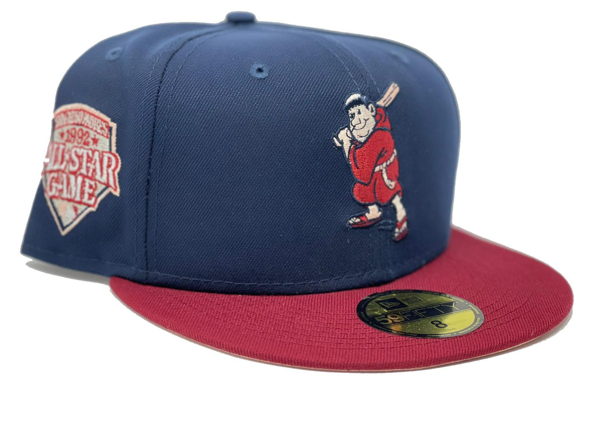 Navy Blue San Diego Padres 1992 All Star Game Blood Moon Fitted Hat