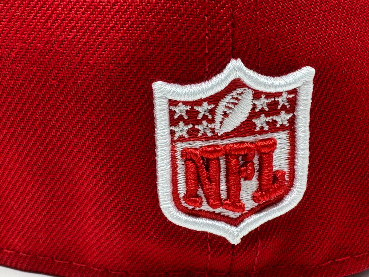 Red New York Giants Super Bowl XLVI 59Fifty Fitted Hat-Red