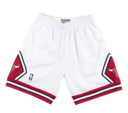 Mitchell and Ness Chicago Bulls NBA Swingman White Shorts