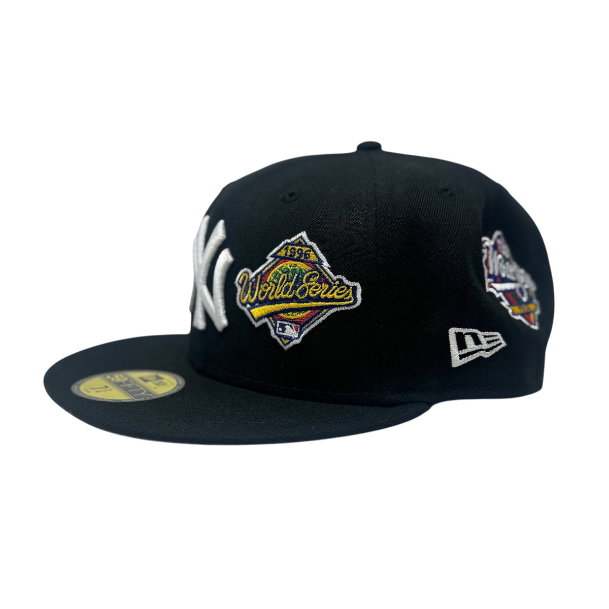 New York Yankees 27X Champions Multi Logo Fitted Hats-Black