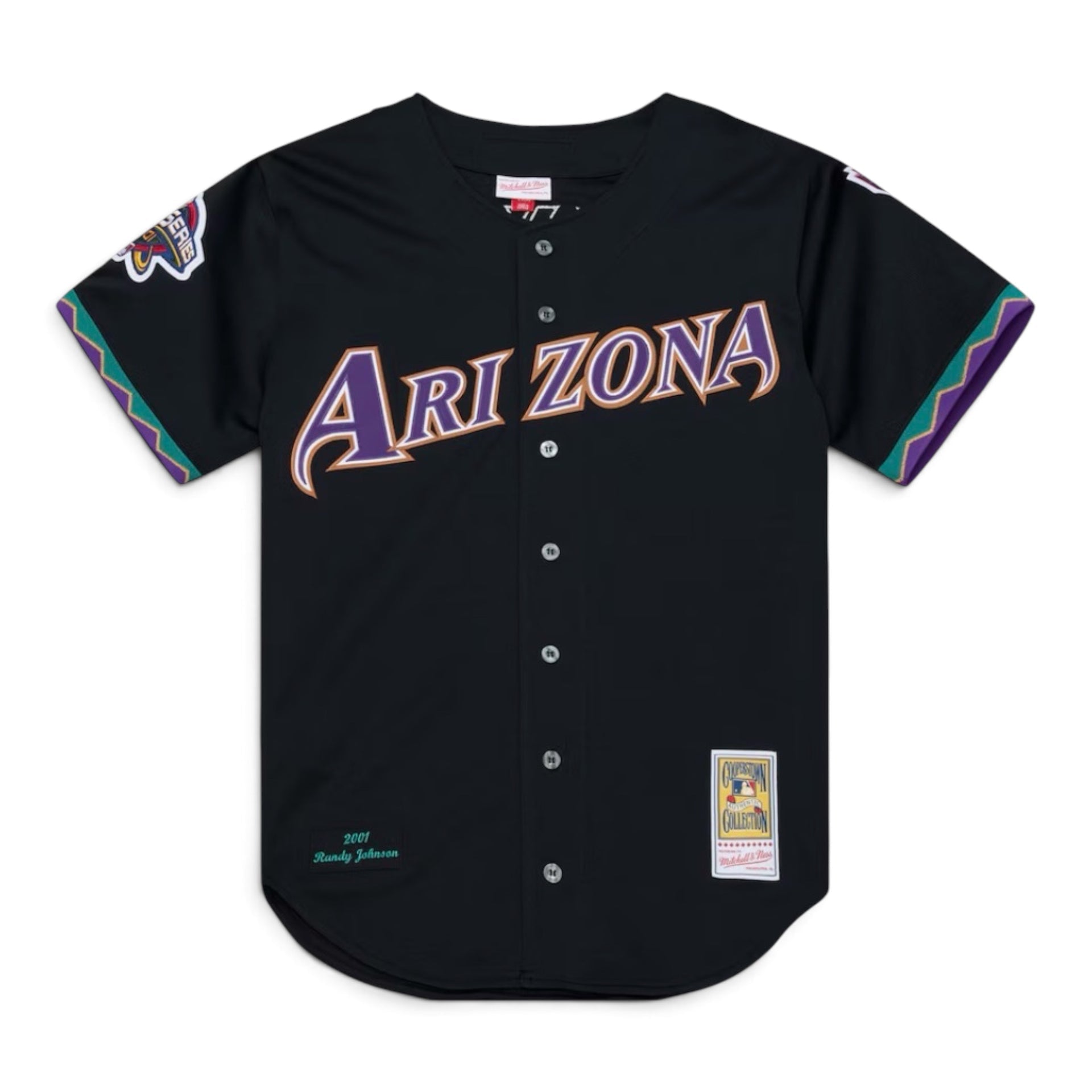 Randy Johnson Arizona Diamondbacks 2001 Black Authentic Jersey
