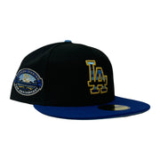 Los Angeles Dodgers 50th Anniversary 'Faded Logo" Icy Brim 59Fifty New Era Fitted Hat