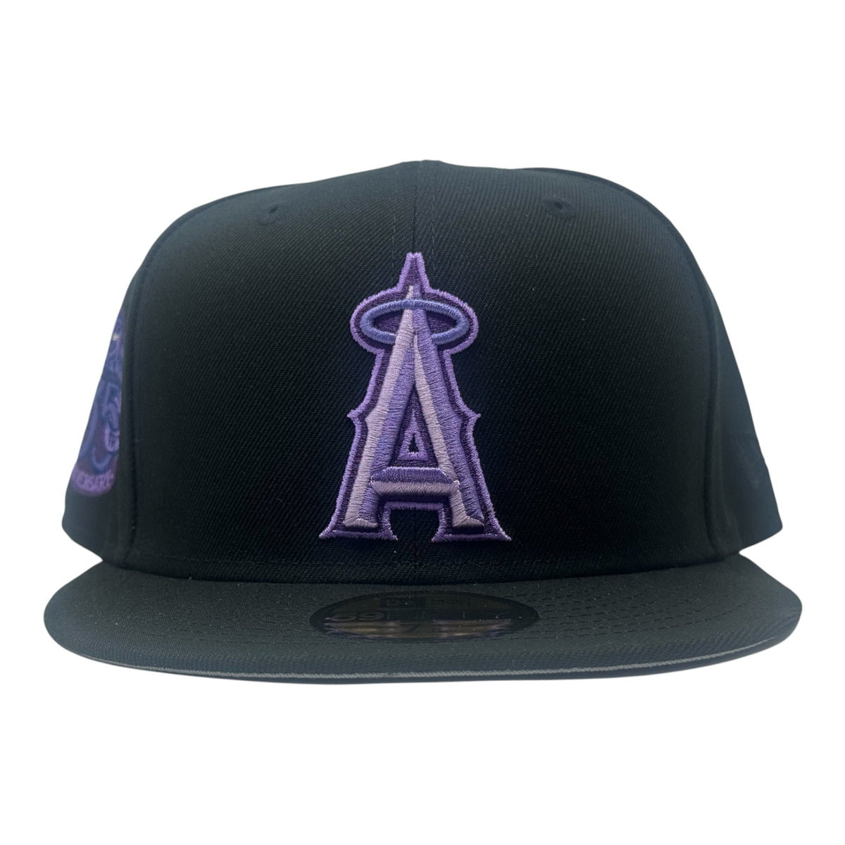 Los Angeles Angels 35th Anniversary Grape Pack Fitted Hats-Black