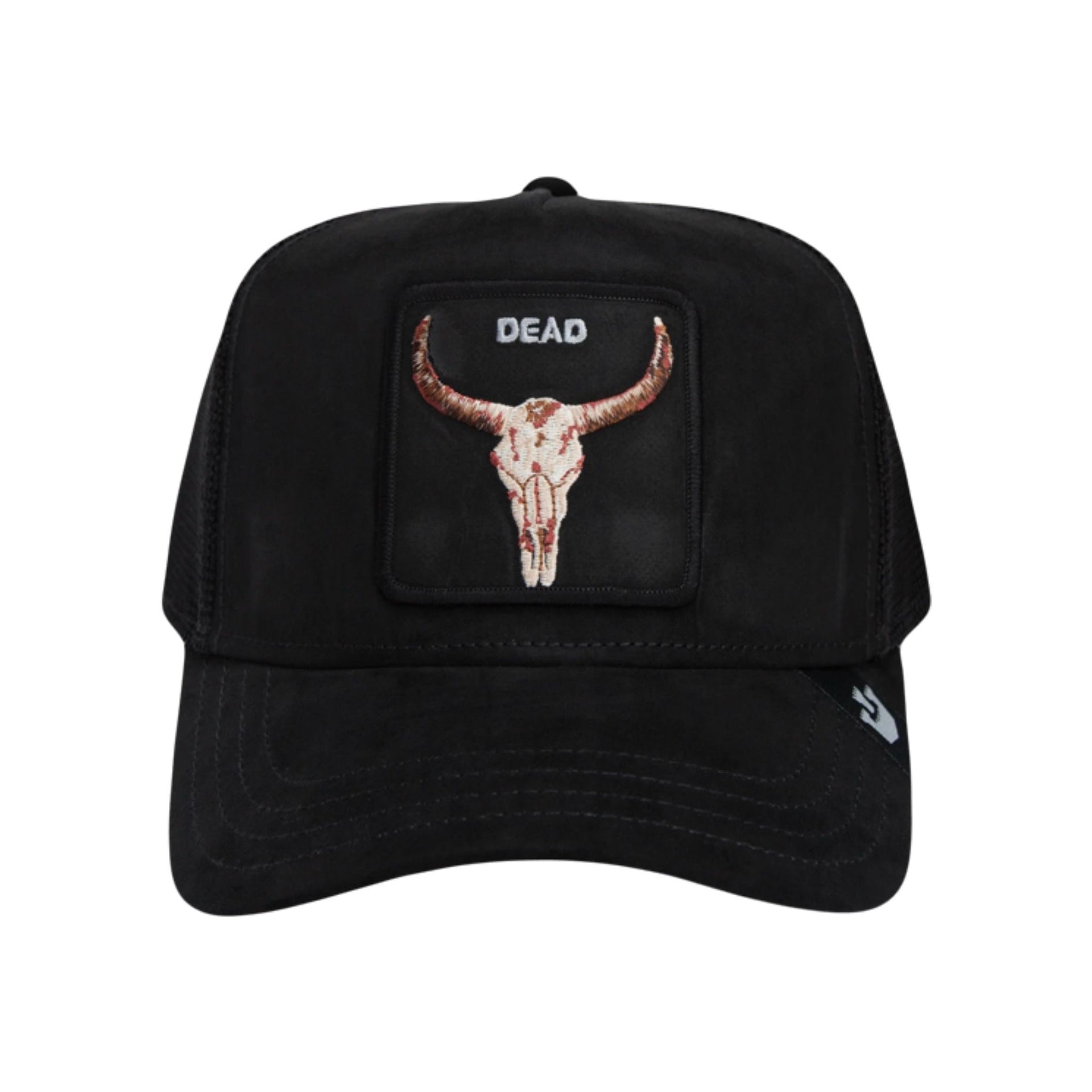 The Suede Skull Goorin. Bros. Trucker Hat