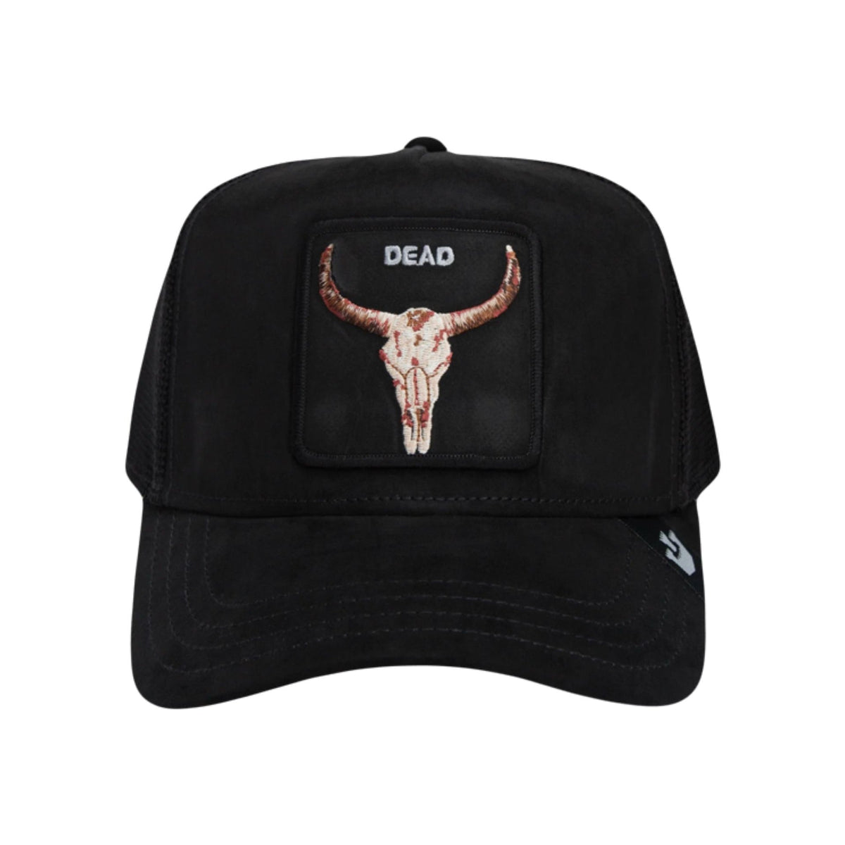 The Suede Skull Goorin. Bros. Trucker Hat