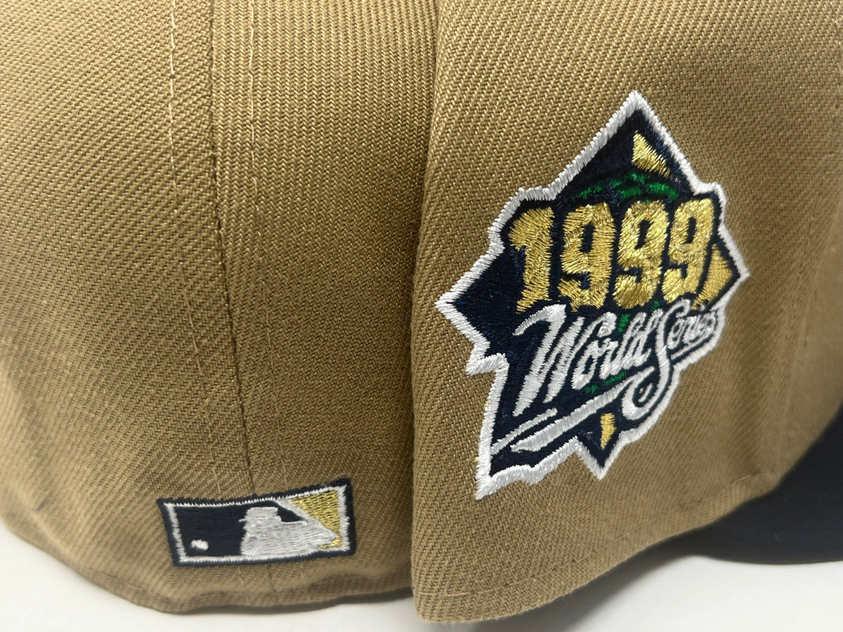 NEW YORK YANKEES 1999 WORLD SERIES CAMEL NAVY 5950 NEW ERA FITTED HAT