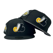 Montreal Expos 25th Anniversary Black 59Fifty New Era Fitted Hat