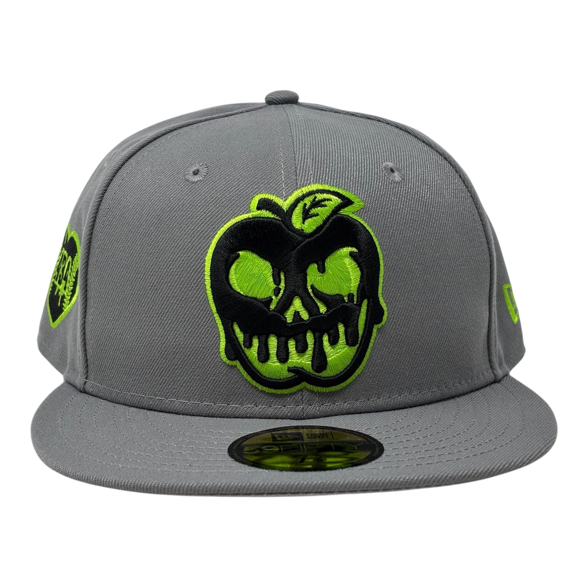 Lynchburg Hillcats Poison Apple 59Fifty New Era Fitted Hat-Gray