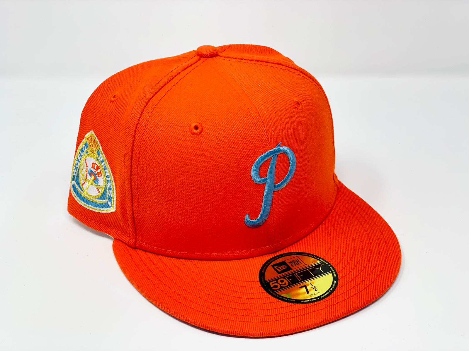PHILADELPHIA PHILLIES 1950 WORLD SERIES ORANGE ICY BRIM NEW ERA CAP