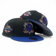 Anaheim Ducks 2007 Stanley Cup Champions Fitted Hats-Black Royal
