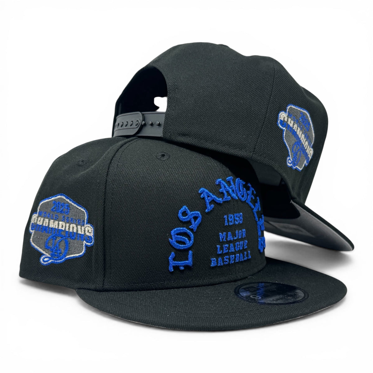 Los Angeles Dodgers 2025 World Champions Snapback-Black Royal