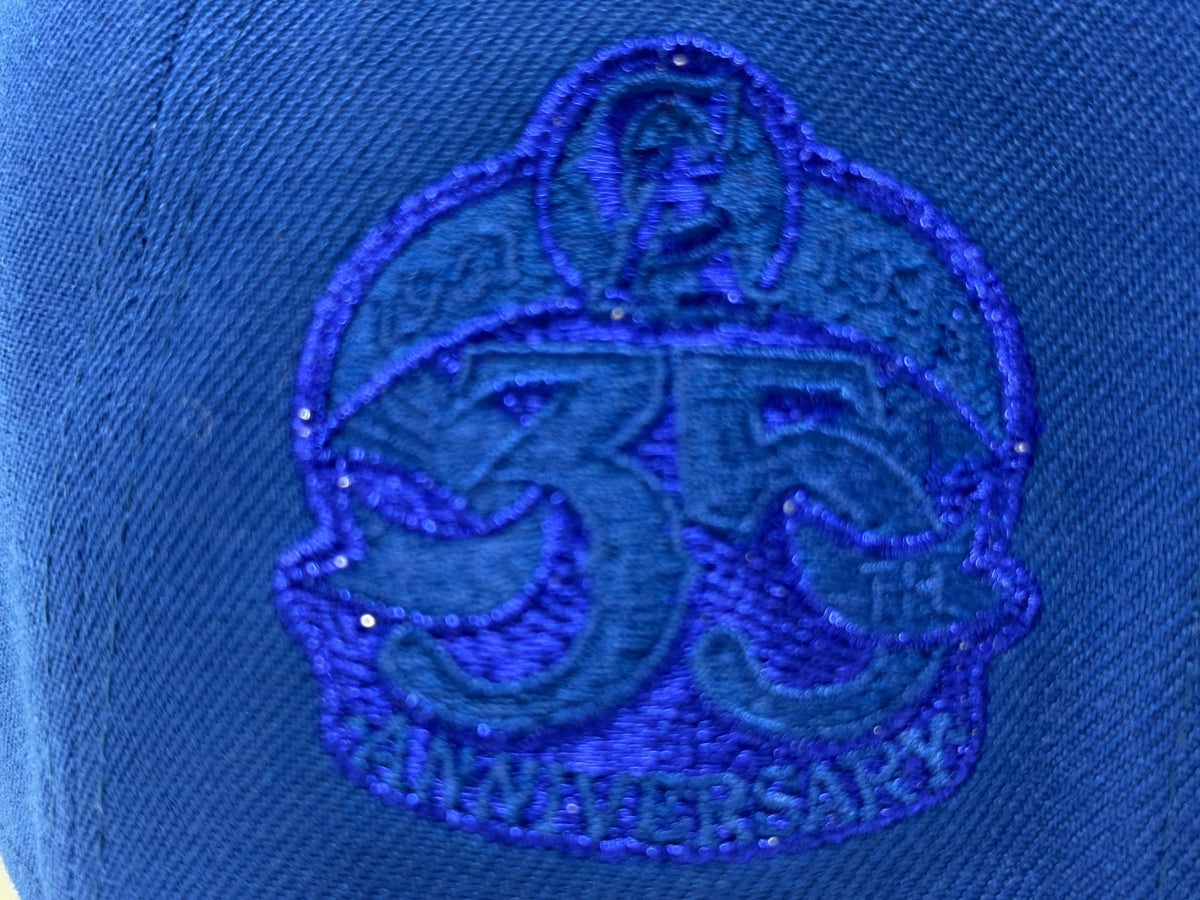 Los Angeles Angels 35th Anniversary Tonal Pack Fitted Hats-Royal