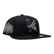 Kinston Indians Carolina League Minor League "Black Metallic" Pack Fitted hats