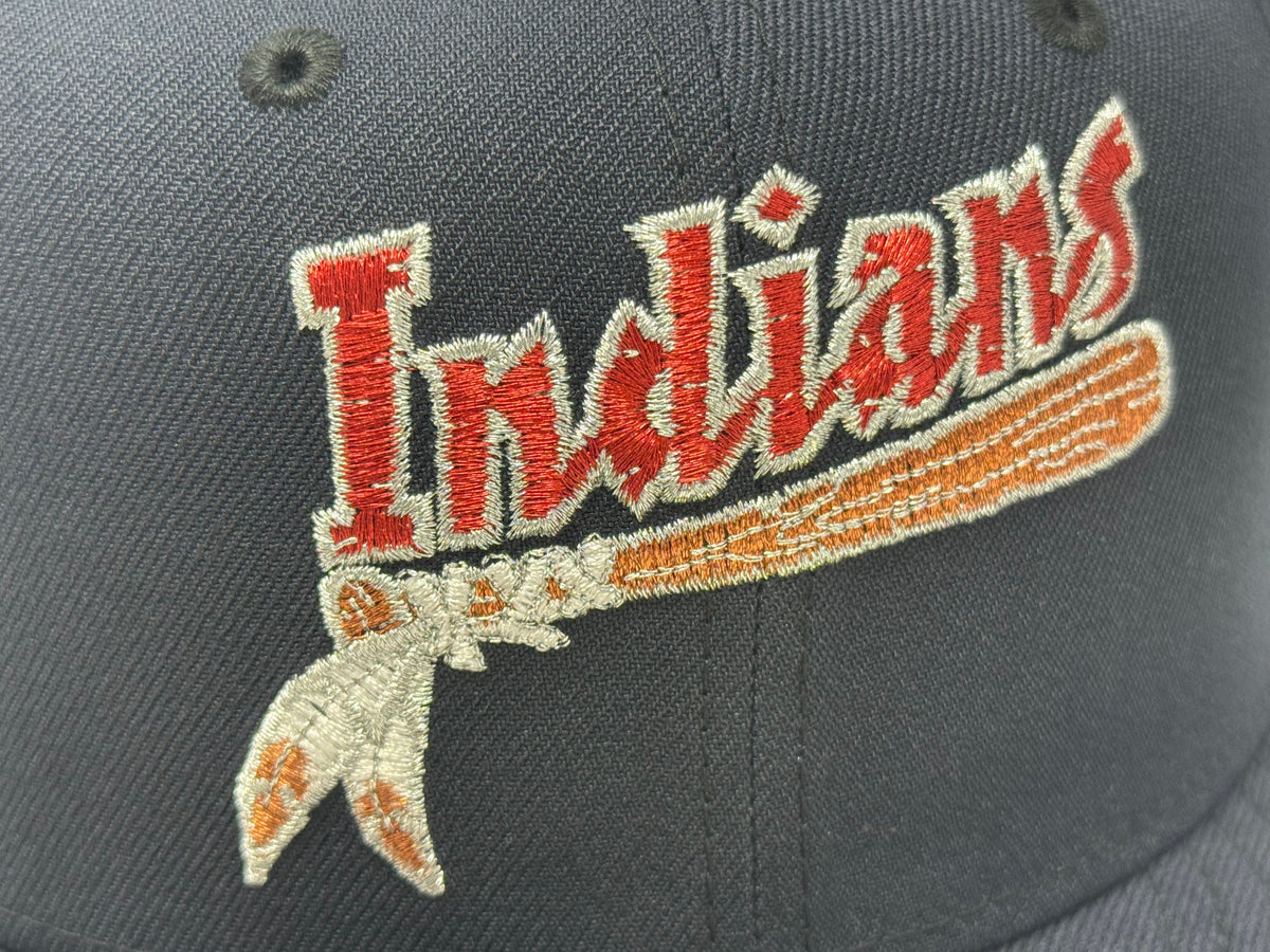 Kinston Indians Minor League Pink Brim New Era Fitted hats
