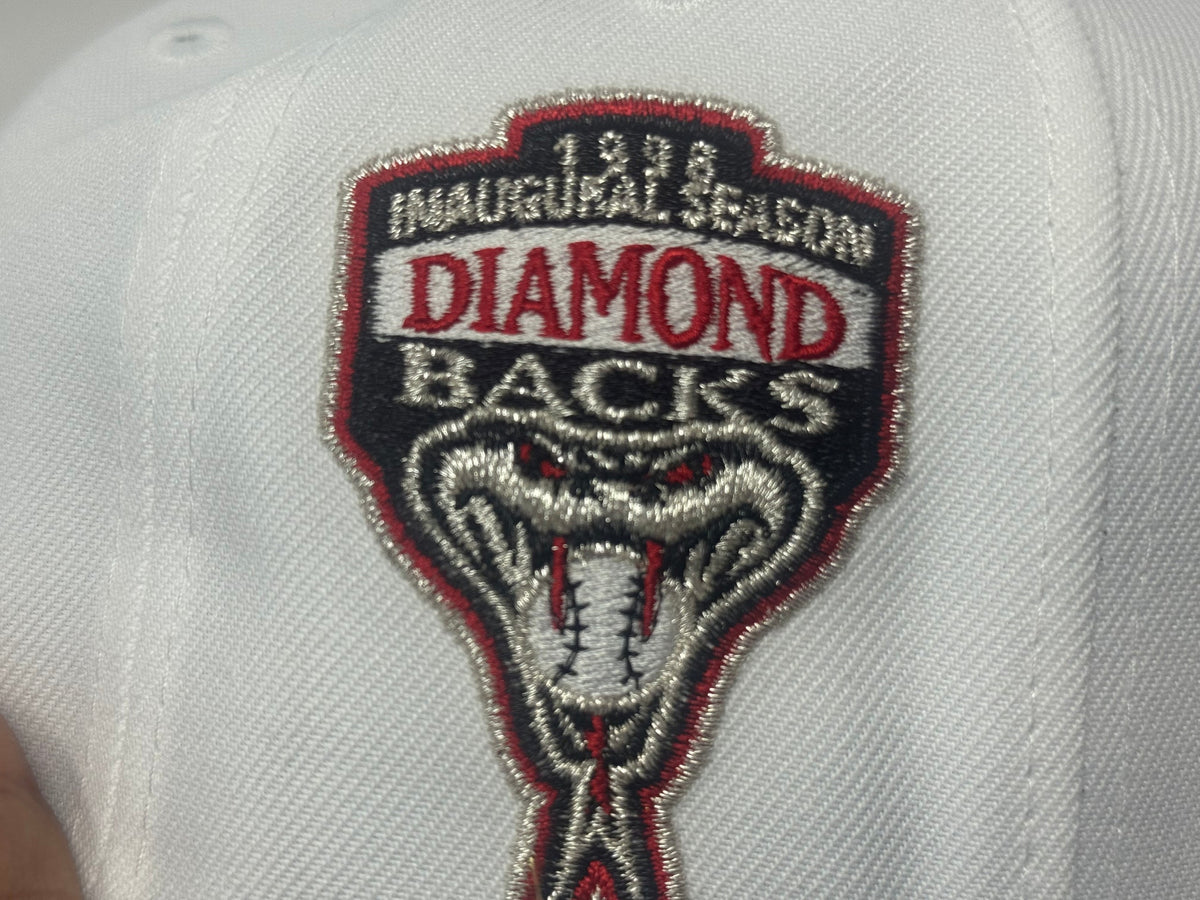 Arizona Diamondbacks 1998 Season Fitted Hats-White Black