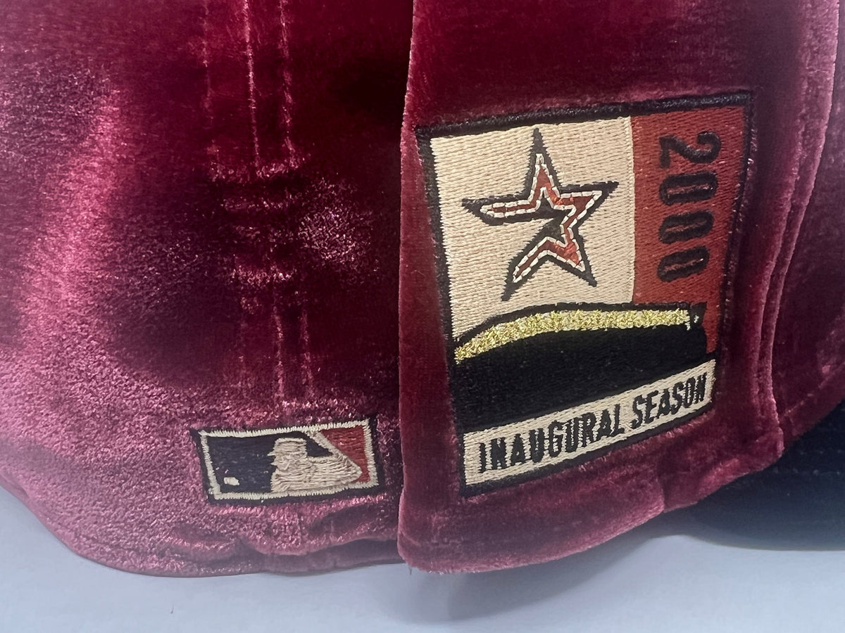 Houston Astros 2000 Inaugural Season Velvel Collection New Era Fitted Hat