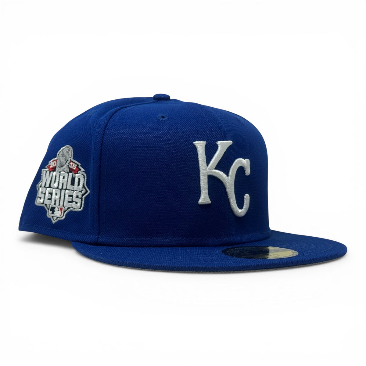 Kansas City Royals 2015 World Series Fitted Hat-Royal
