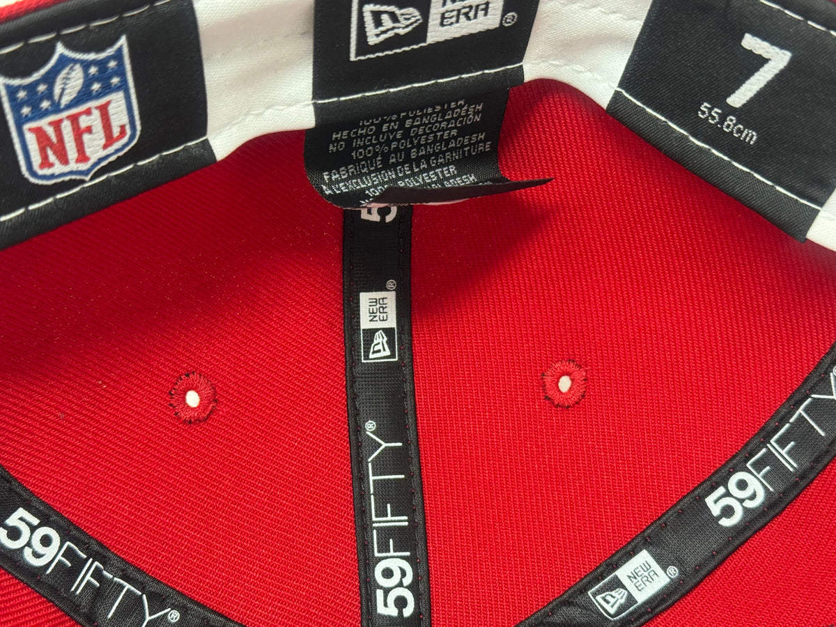 Red New York Giants Super Bowl XLVI 59Fifty Fitted Hat-Red
