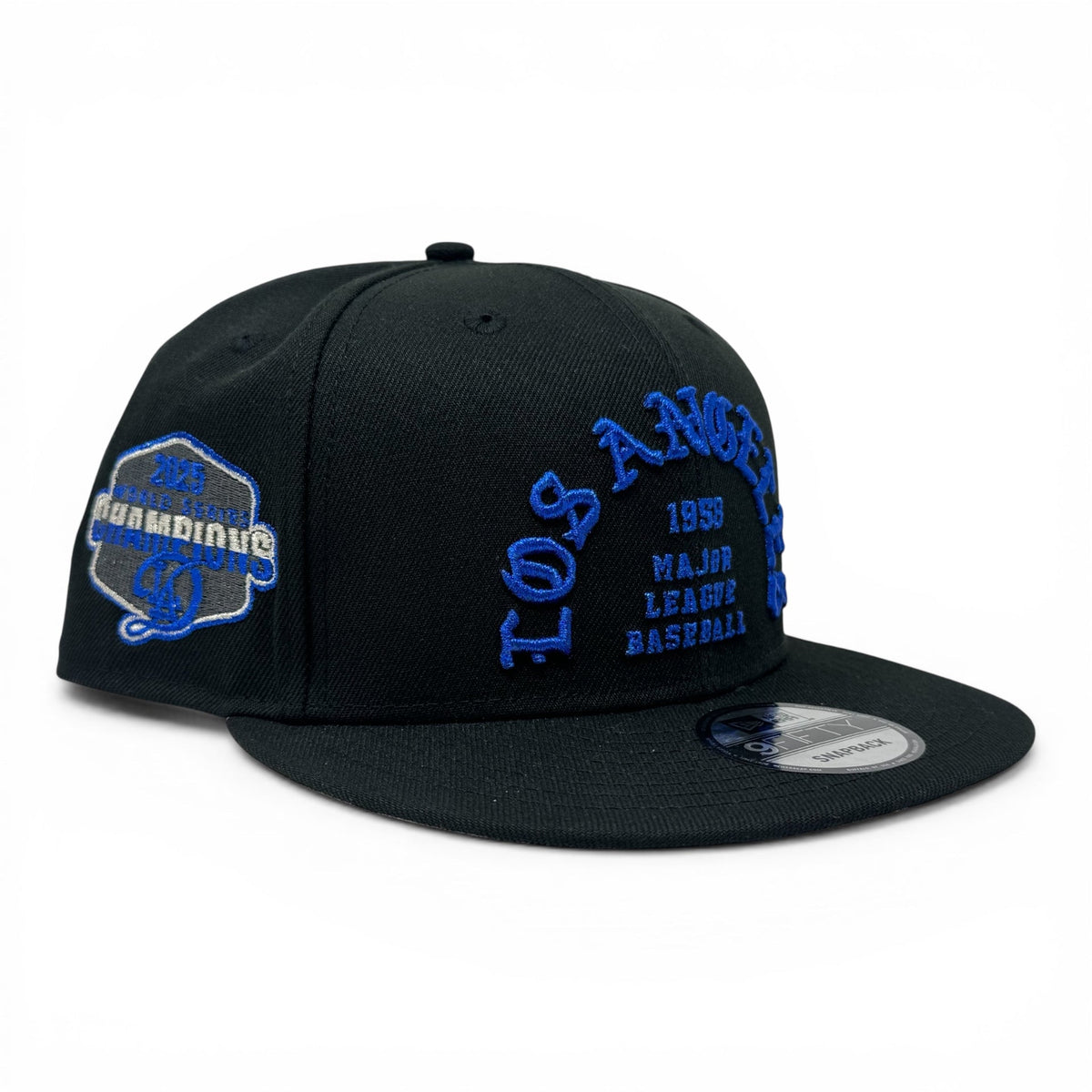 Los Angeles Dodgers 2025 World Champions Snapback-Black Royal