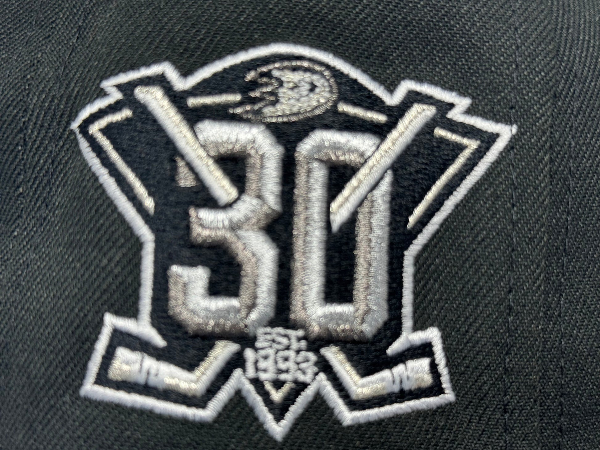 Anaheim Ducks 30th Anniversary 59FIFTY New Era Fitted Hats Black