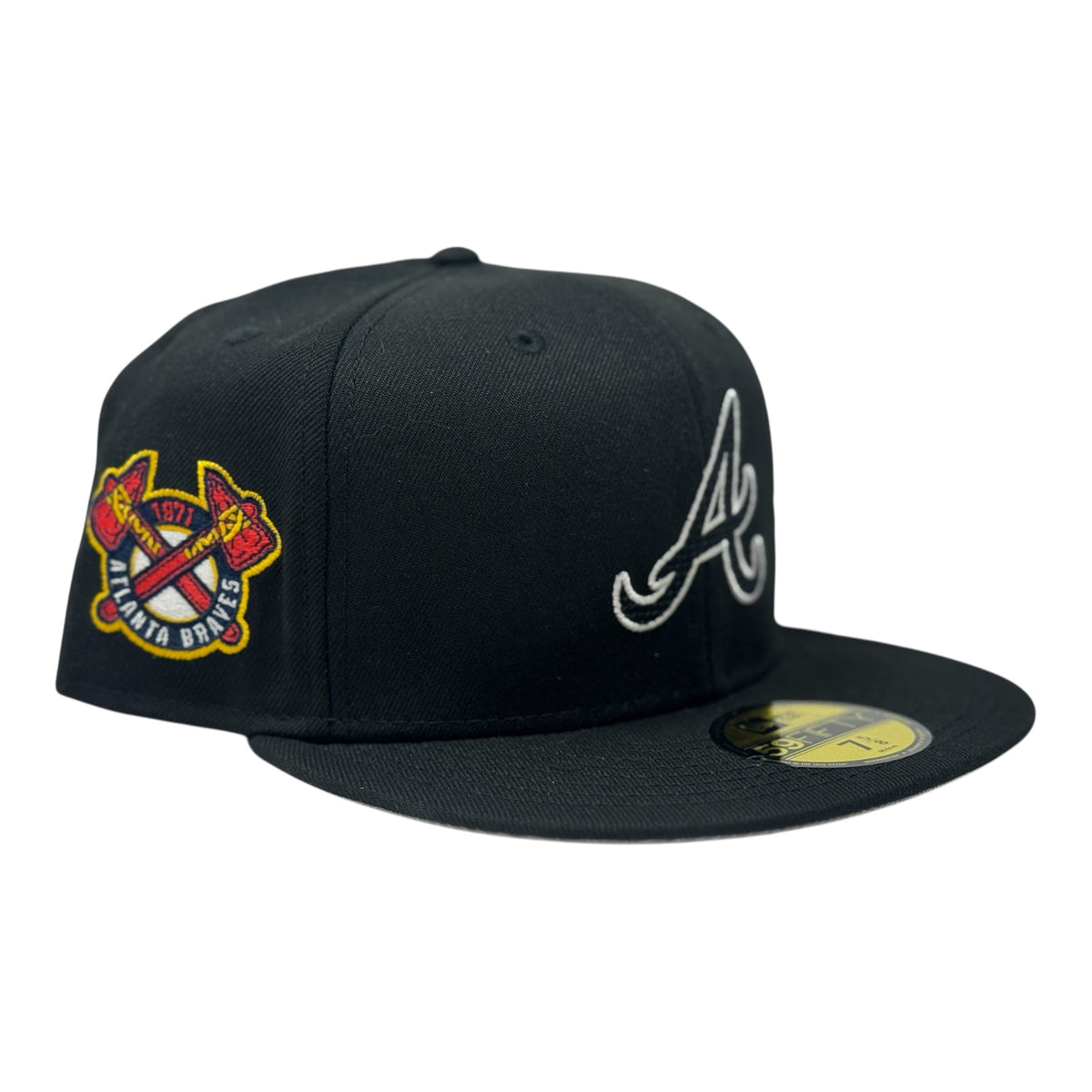 Atlanta Braves New Era X  Alpha Industries Black 59FIFTY Fitted Black