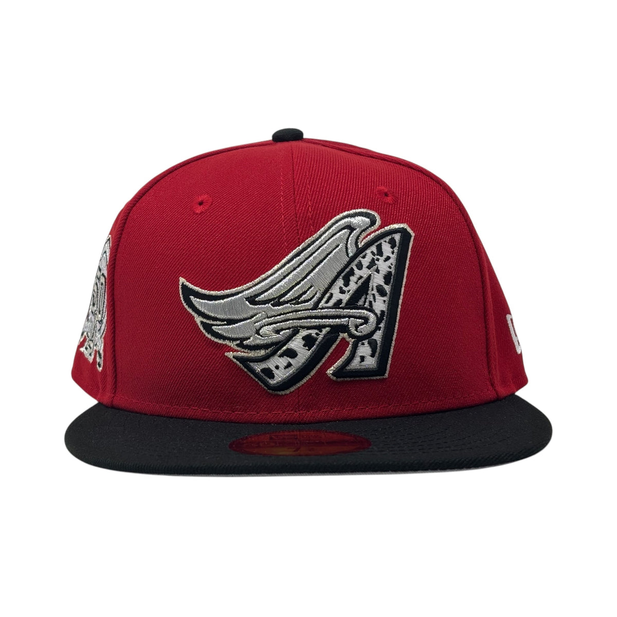 Los Angeles Angels 50th Anniversary Cow Print New Era Fitted Hat