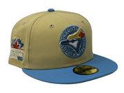 TORONTO BLUE JAYS 1991 ALL STAR GAME "SUNRISE GRADIENT 2" RUST ORANGE BRIM NEW ERA FITTED HAT