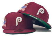 PHILADELPHIA PHILLIES 1980 WORLD SERIES "59FIFTY DAY" GREEN BRIM NEW ERA FITTED HAT