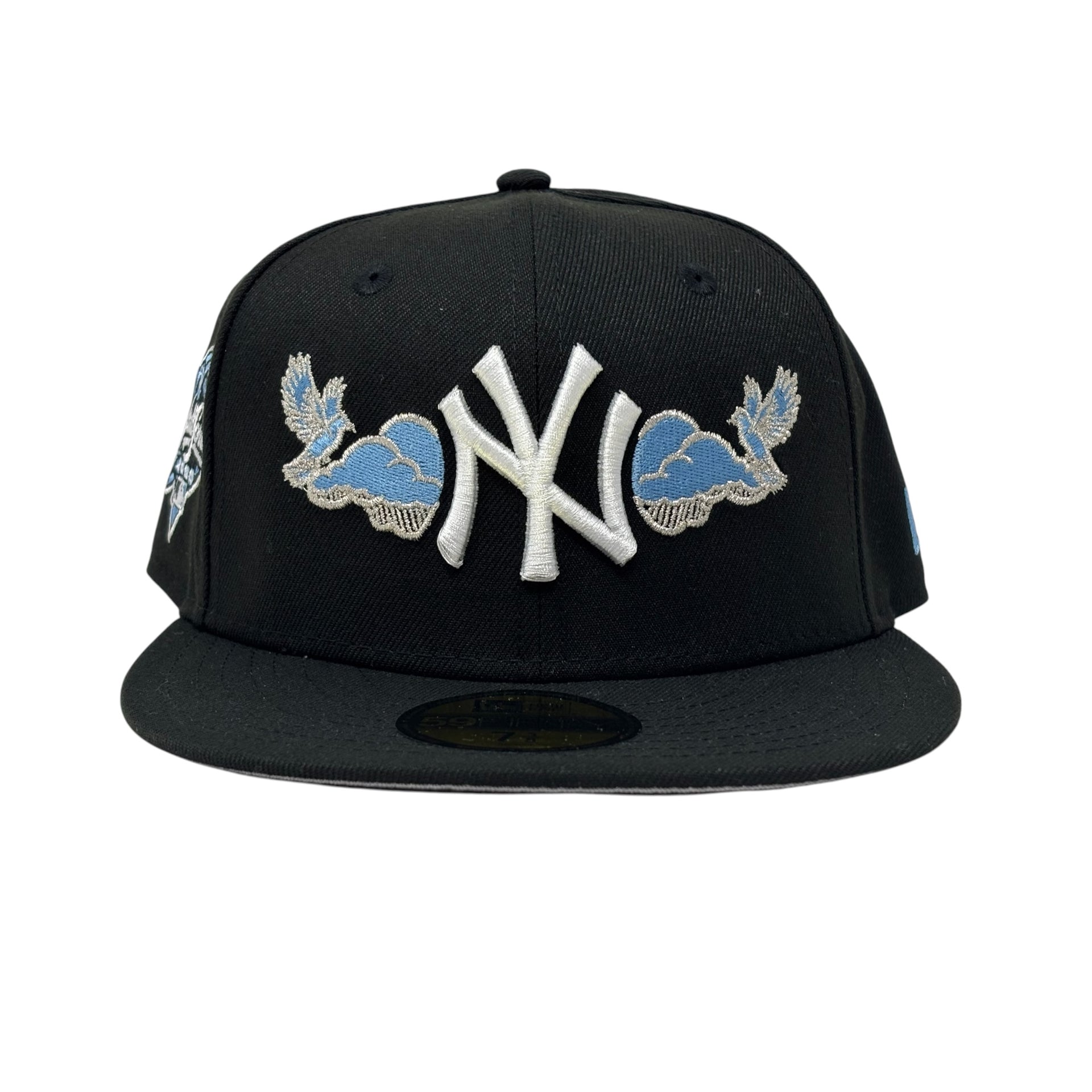 New York Yankees 2000 World Series Bird in the Cloud Fitted Hats-Black