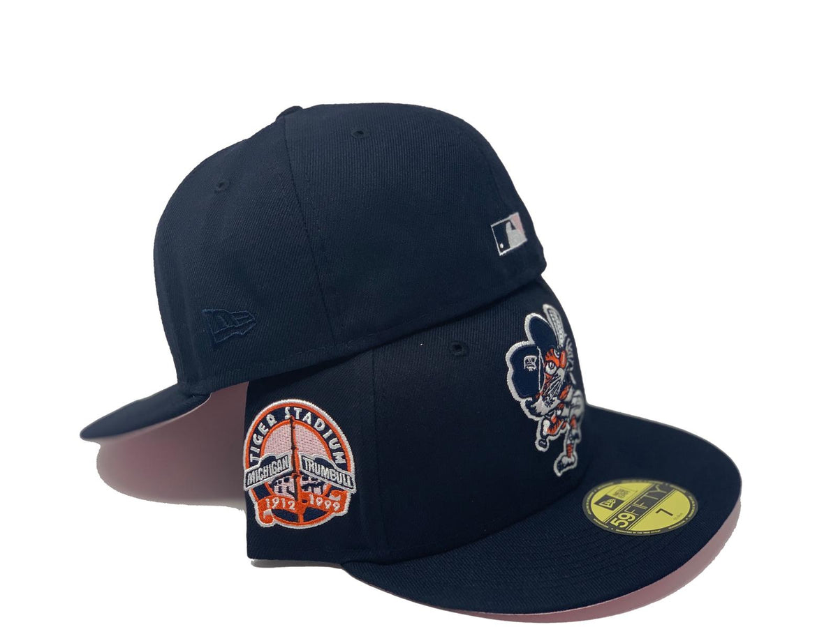 Navy Blue Detroit Tigers 59fifty Custom New Era Fitted Hat