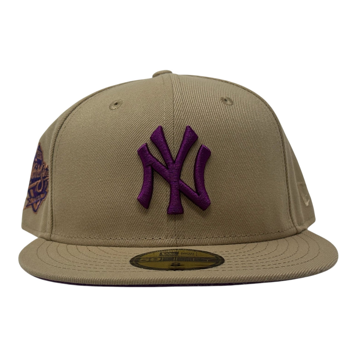 New York Yankees 1999 World Series New Era Fitted Hat-Camel
