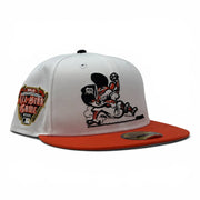 Detroit Tigers 2005 All Star Game Sliding Kitty New Era Fitted Hat-White Orange