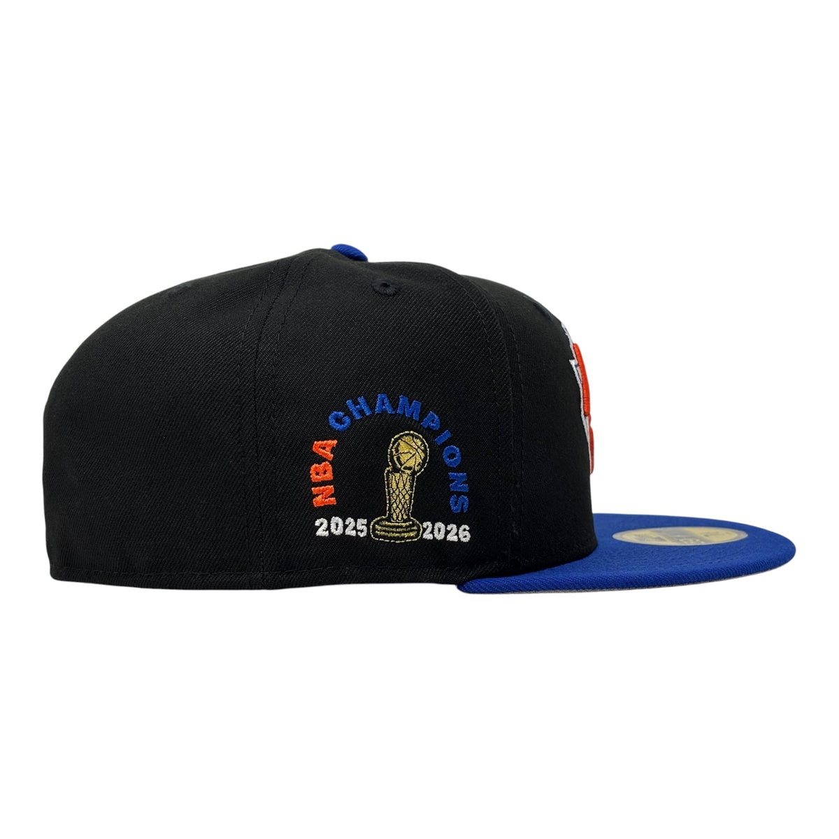 New York Knicks 2026 NBA Champions New Era Fitted-Black Royal