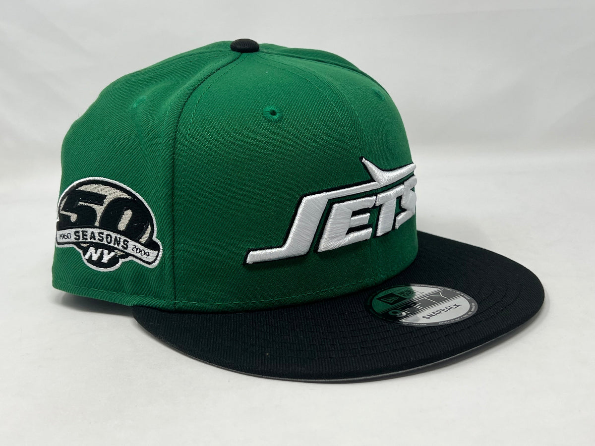 New York Jets 50th Anniversary Kelly Green New Era Snapback hat