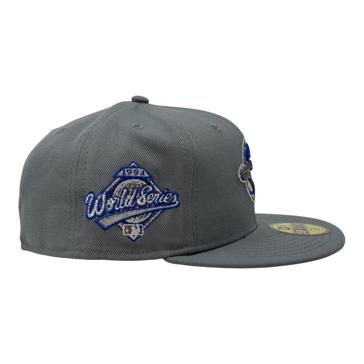 Toronto Blue Jays 1993 World Series Fitted Hats-Light Gray