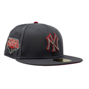 New York Yankees 2000 World Series Red Brim Fitted Hat