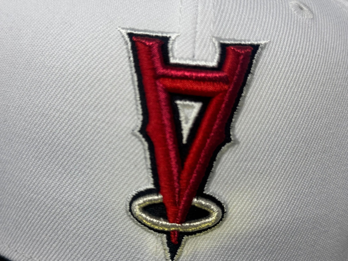 Los Angeles Angels 35th Anniversary Upside Down Logo Fitted Hats