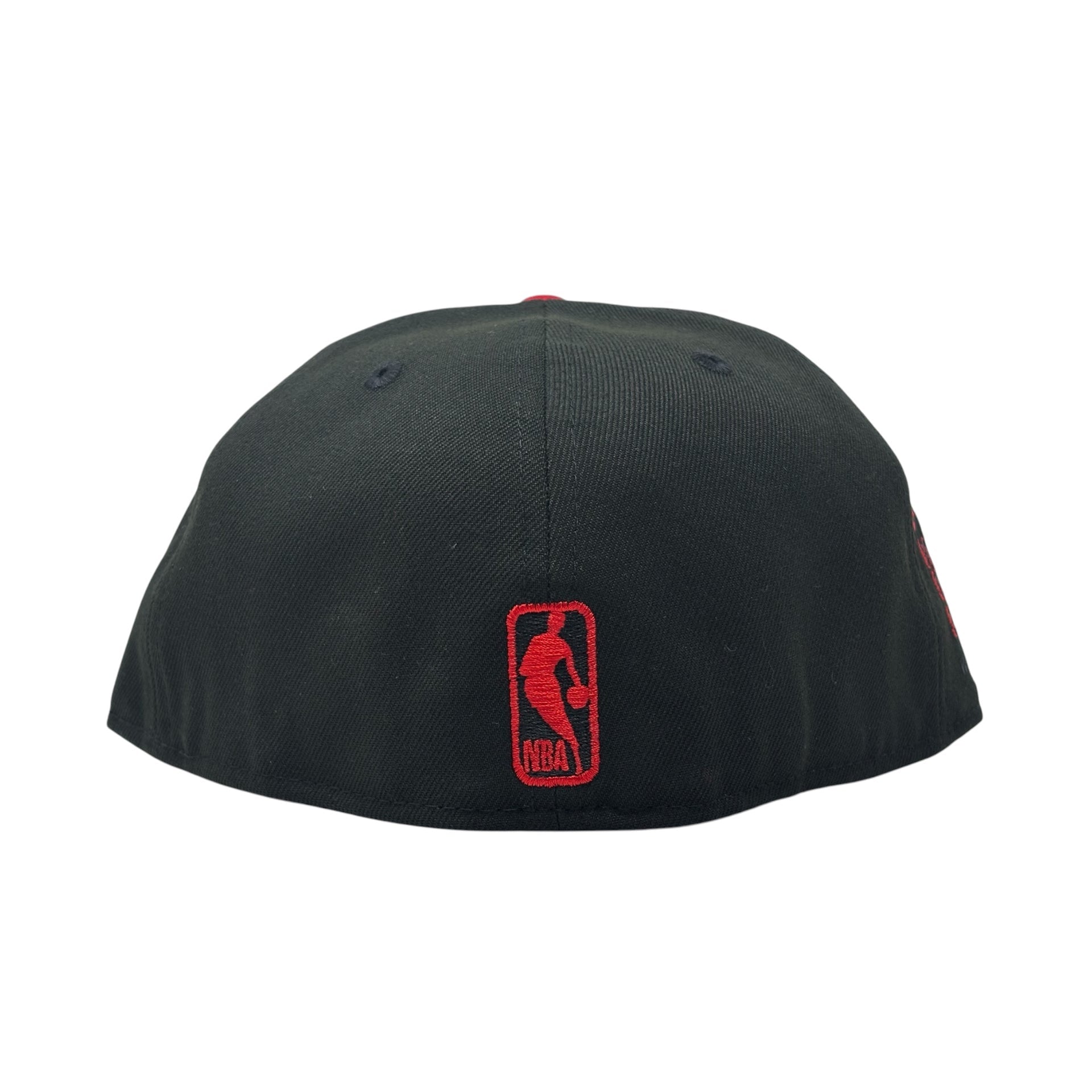 Chicago Bulls Three-Time Champions 59Fifty Cherry Pack Fitted Hat -Black