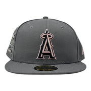 Los Angeles Angels 50th Anniversary New Era Fitted Hat-Gray Pink