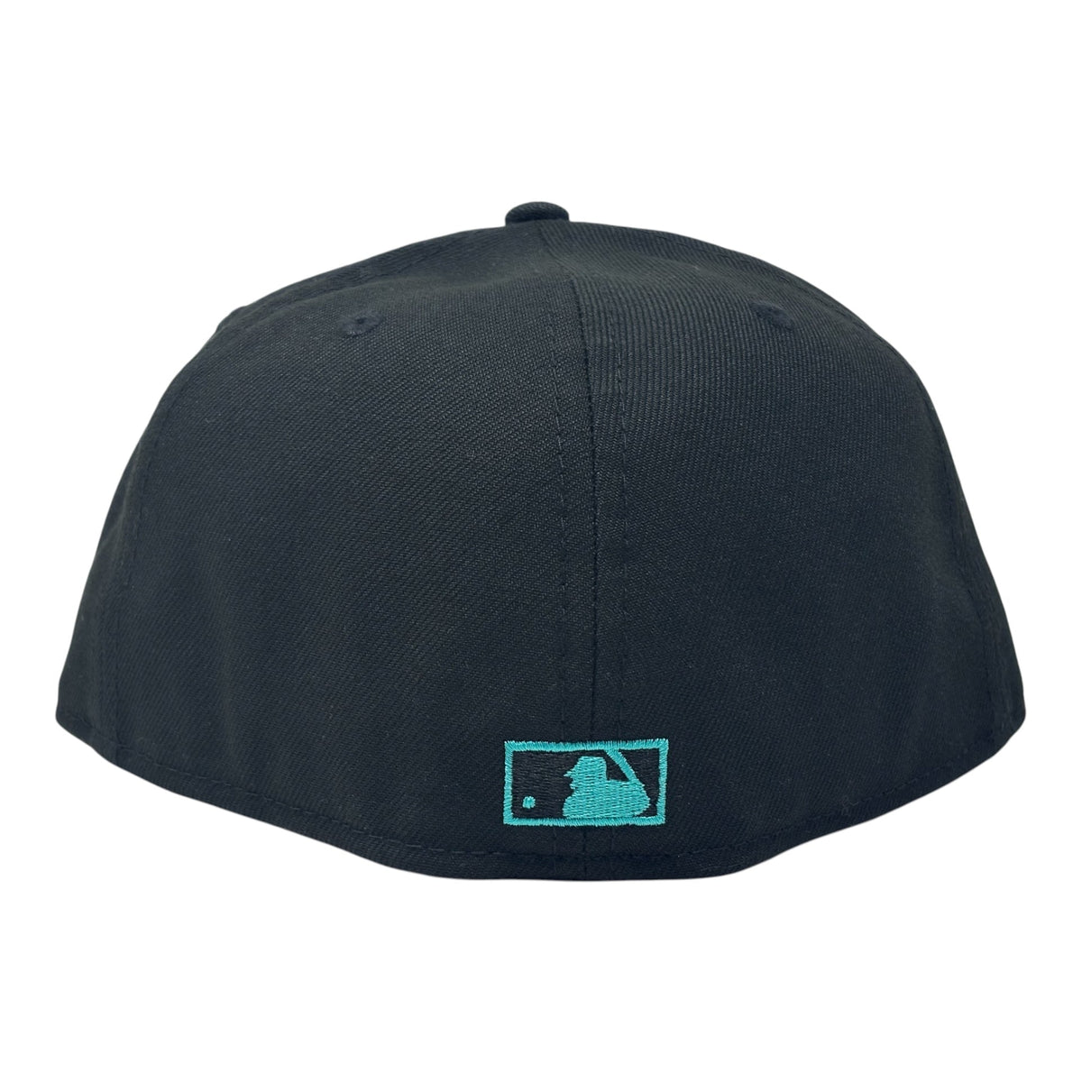 Chicago Cubs Be Alert Foul Ball Logo Fitted Hats-Black Purple Teal