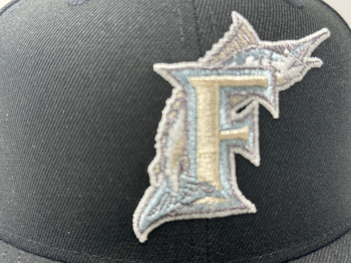 Florida Marlins 1997 World Series "Metallic Pack" Icy Brim Fitted Hat