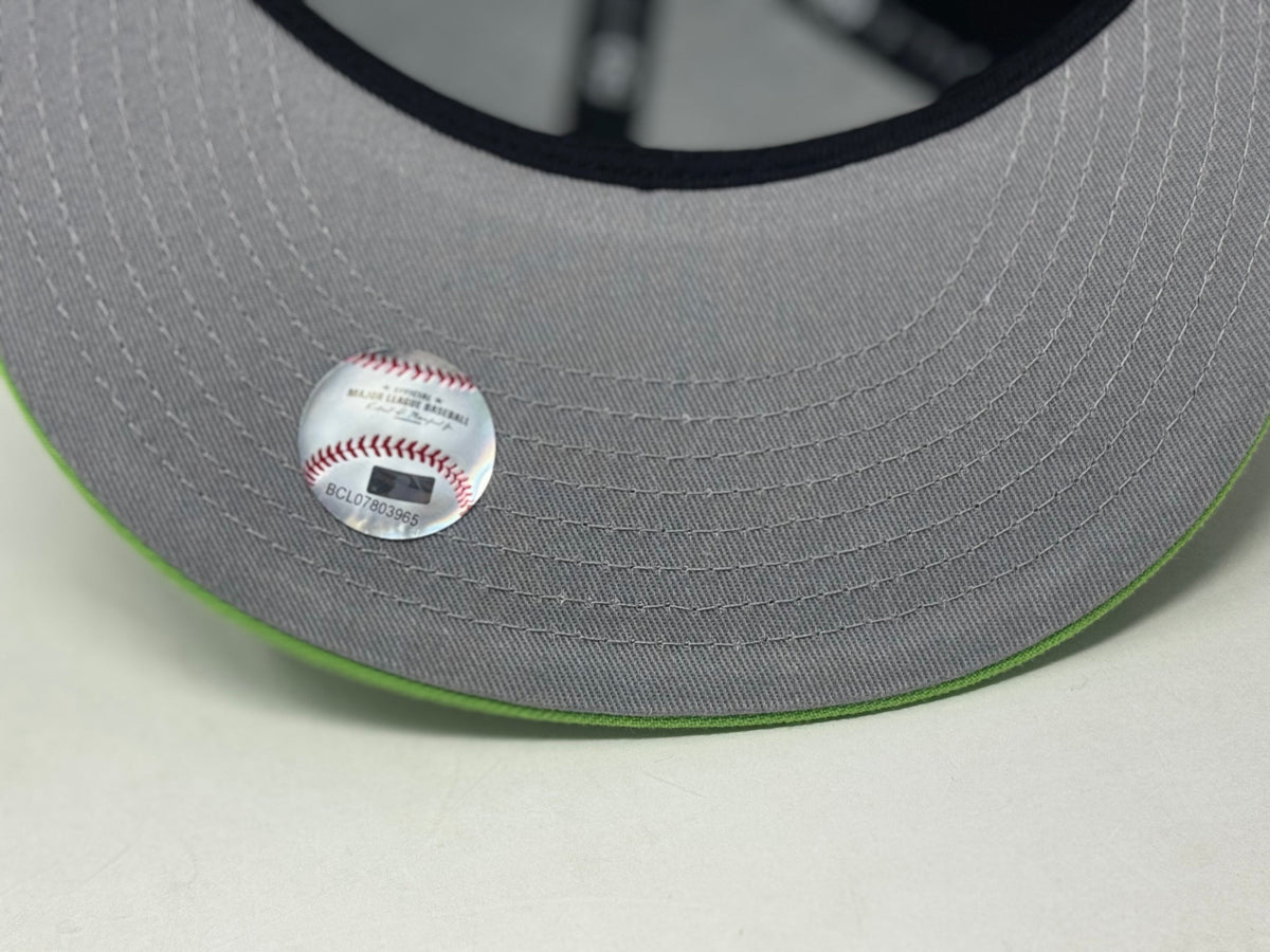 Pittsburgh Pirates 1974 All Star New Era Fitted Hats-Black Lime