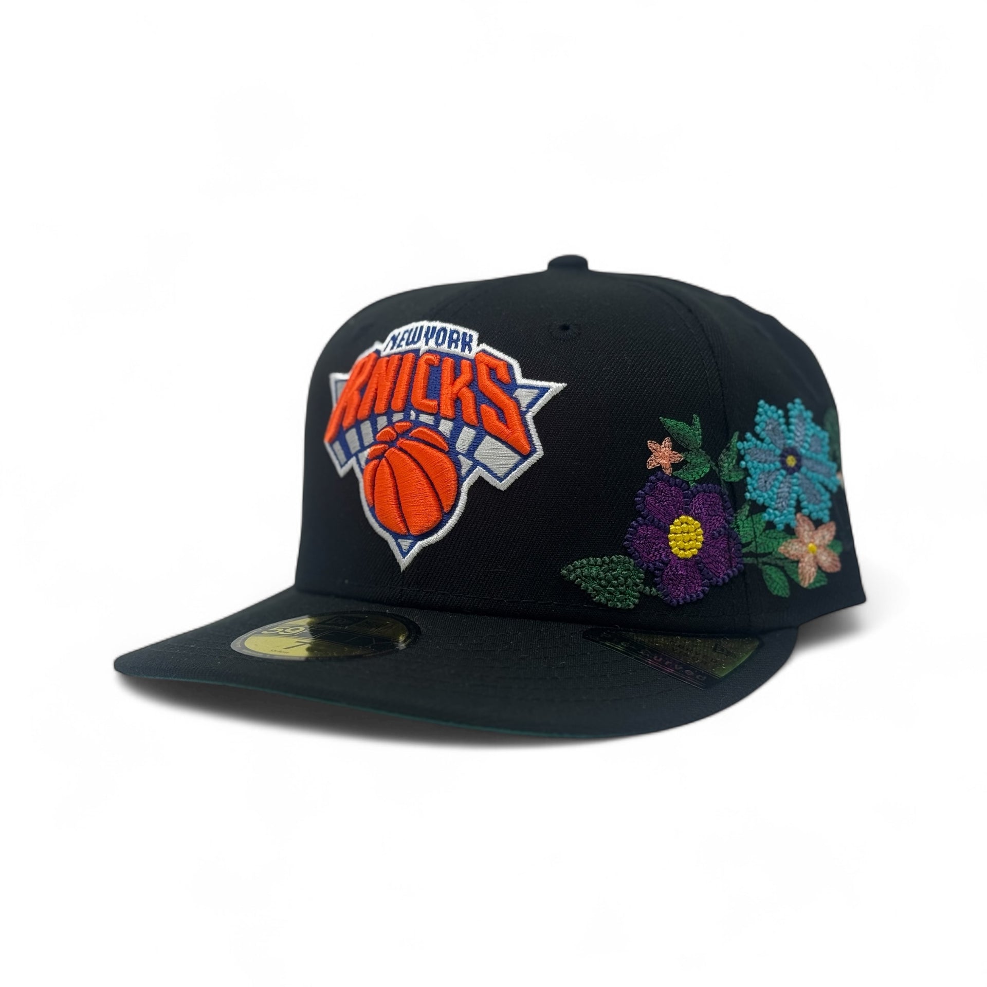 Knicks Tonal Floral Fitted