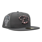 Arizona Diamondbacks 1998 Inaugural Season 59Fiftty New Era Fitted-Gray Pink