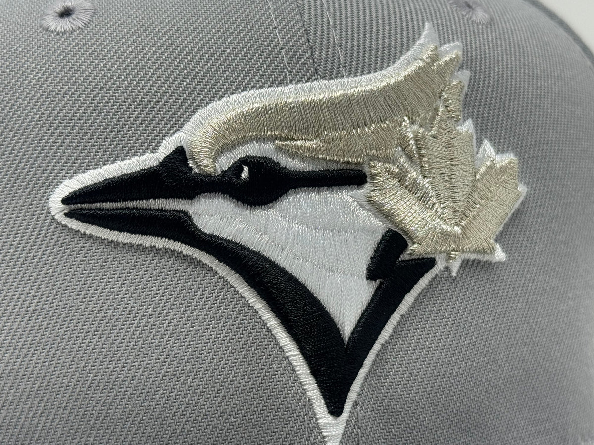 Toronto Blue Jays 1993 World Series Fitted Hats-Light Gray