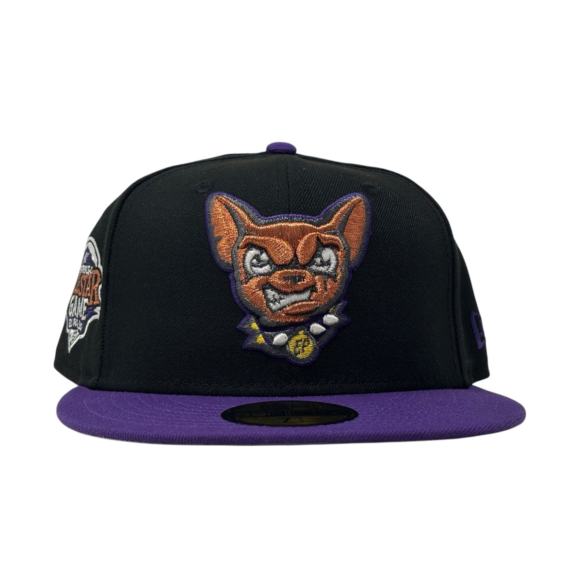 El Paso Chihuahuas 2019 MiLB ASG Patch New Era 59FIFTY Fitted Hat-Black Purple