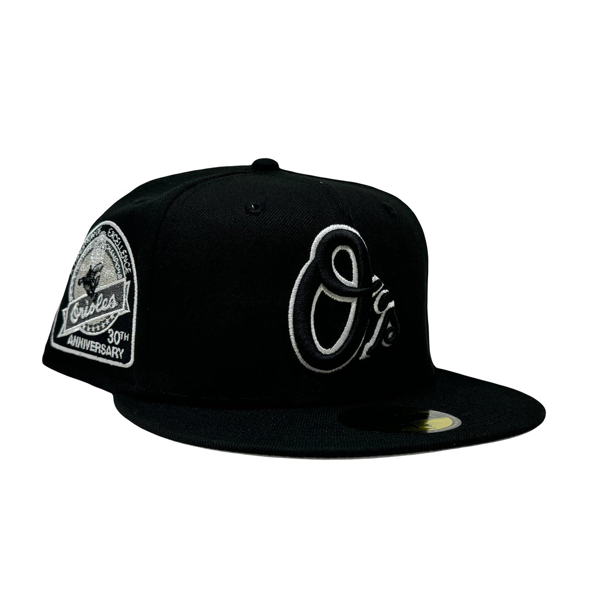 Baltimore Orioles 30th Anniversary Black and White pack 59Fifty New Era Fitted Hat
