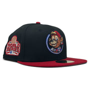 Chicago Cubs 2016 World Series New Era Fitted Hat-Black Red Velvet